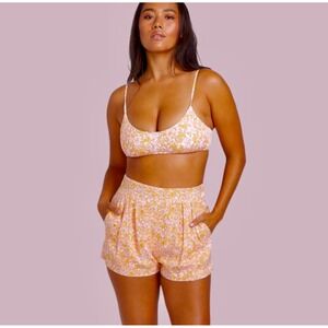 NWT Volcom Women's Coco Ho High Waisted Beach Short - XS